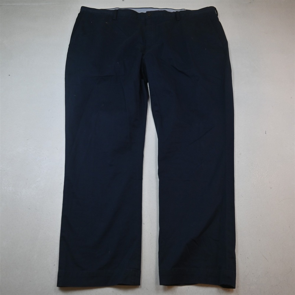 Polo Ralph Lauren 46x32 Navy Blue Recent Stretch Classic Fit Chino Mens Pants